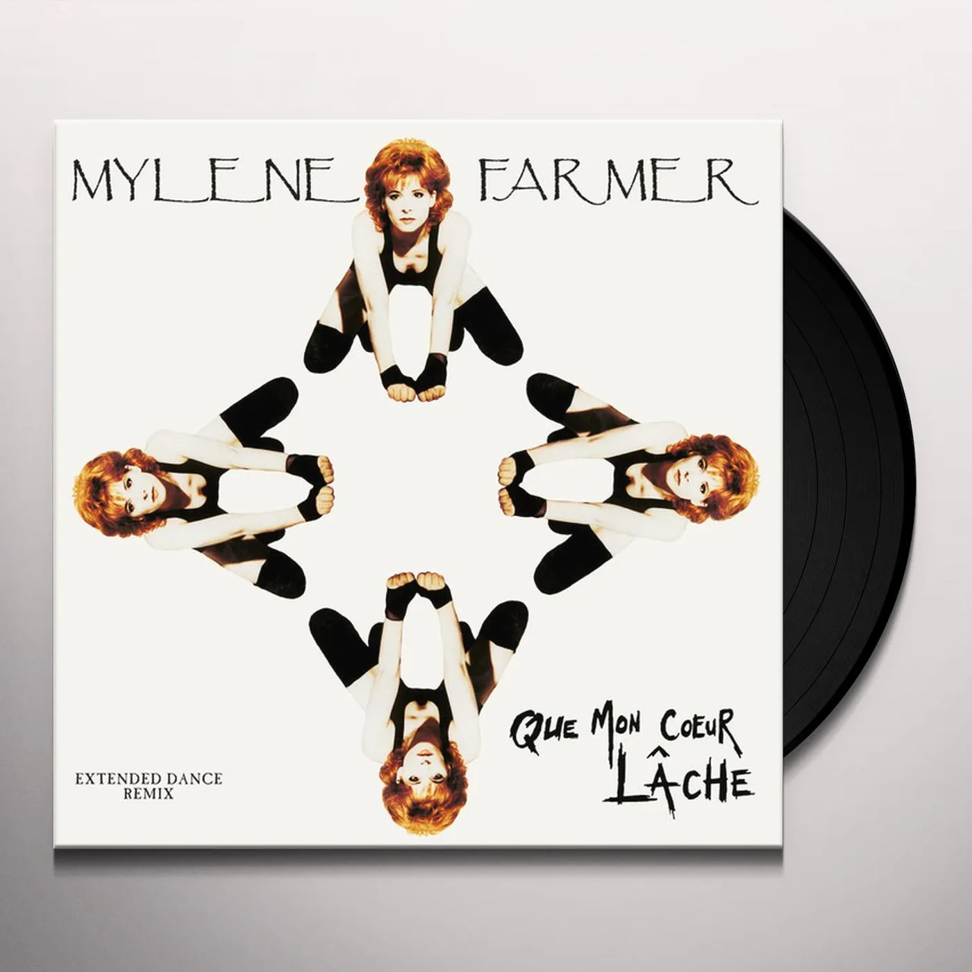 Mylène Farmer QUE MON COEUR LACHE Vinyl Record
