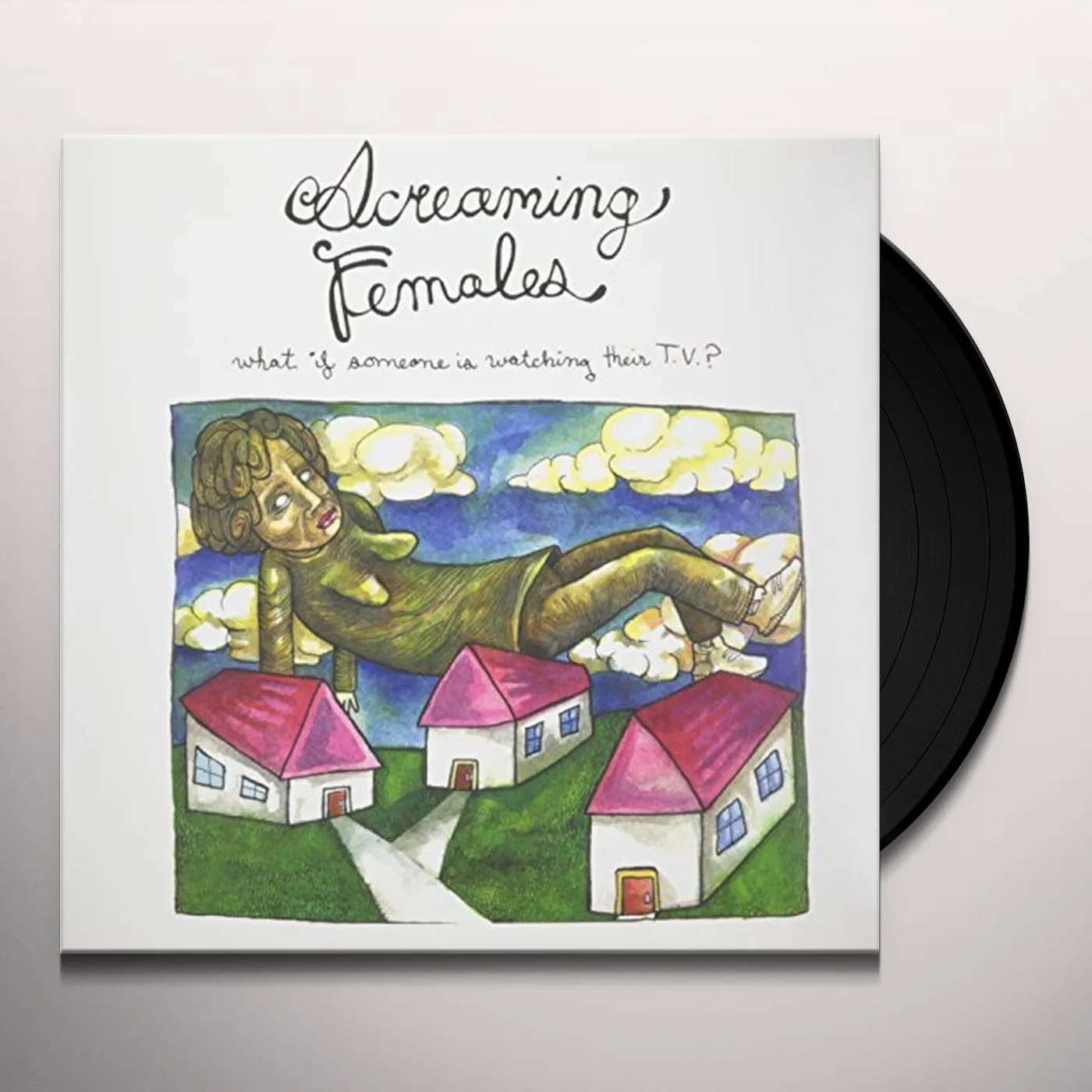 Screaming Females WHAT IF SOMEONE IS WATCHING TV Vinyl Record