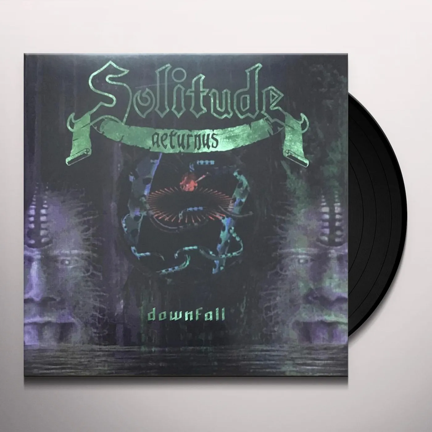 Solitude Aeturnus DOWNFALL (TRANSPARENT GREEN VINYL) Vinyl Record