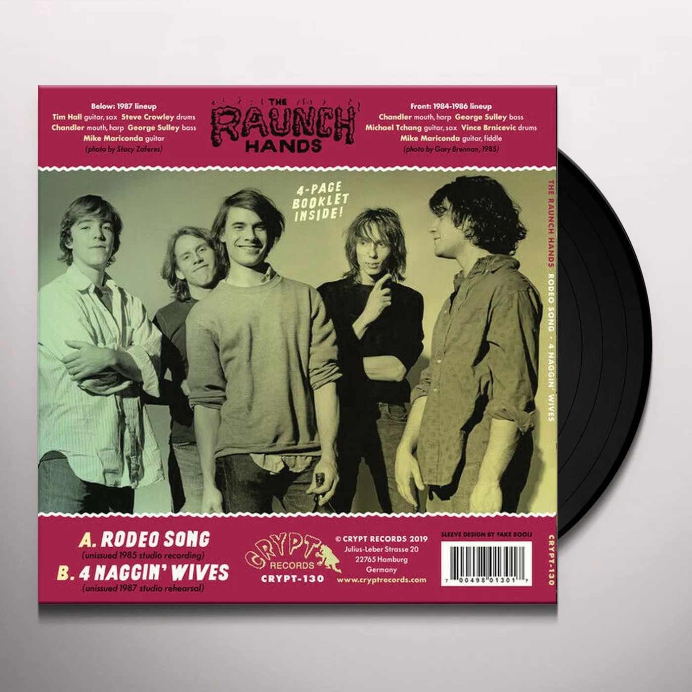 The Raunch Hands Rodeo Song B/W 4 Naggin' Wives Vinyl Record