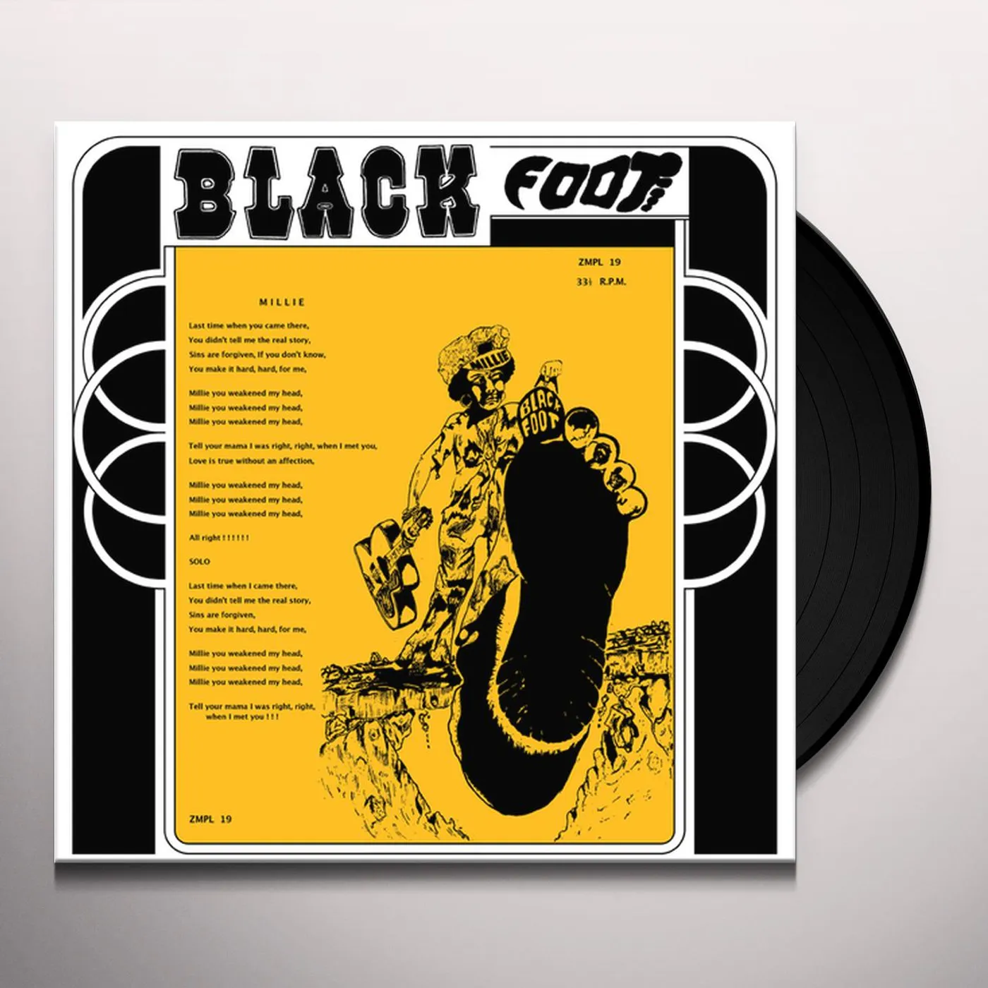 Blackfoot MILLIE Vinyl Record