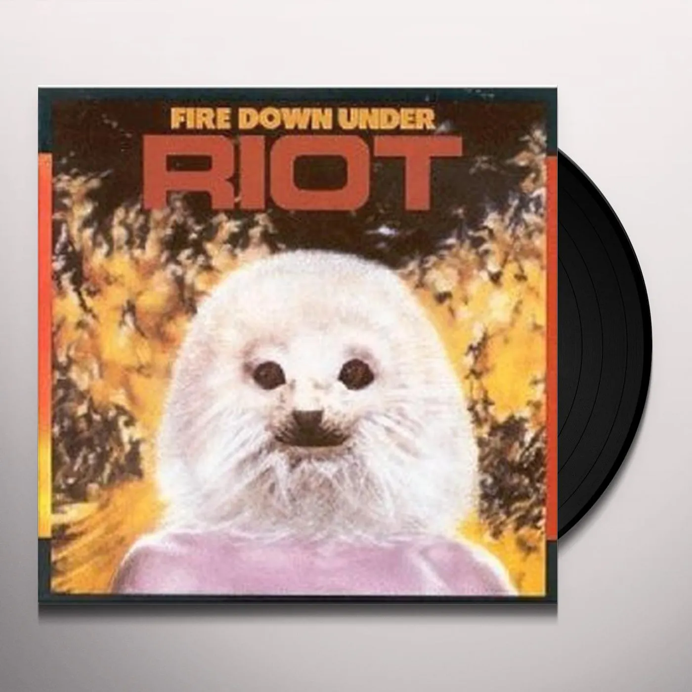 Riot FIRE DOWN UNDER Vinyl Record