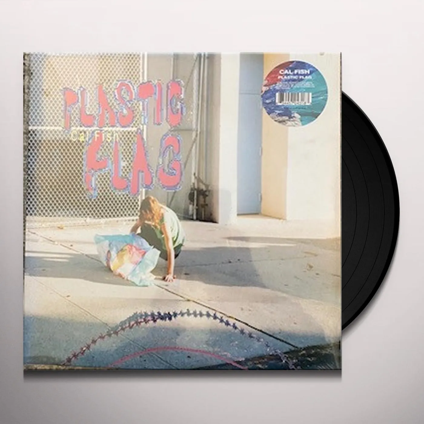 Cal Fish Plastic Flag Vinyl Record