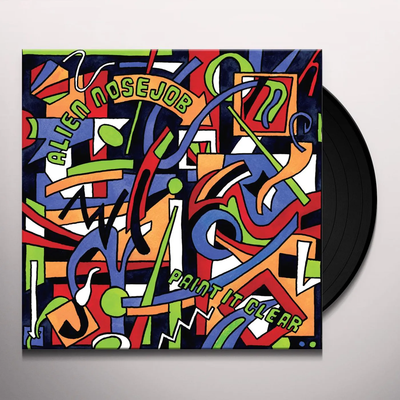 Alien Nosejob PAINT IT CLEAR Vinyl Record