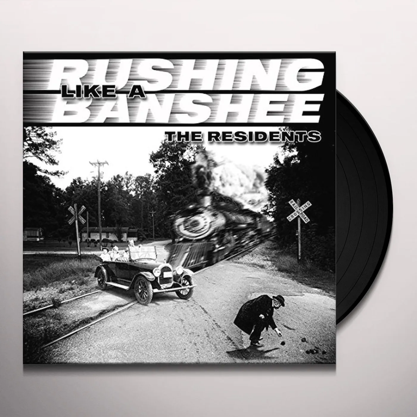 The Residents RUSHING LIKE A BANSHEE / TRAIN VS. ELEPHANT Vinyl Record