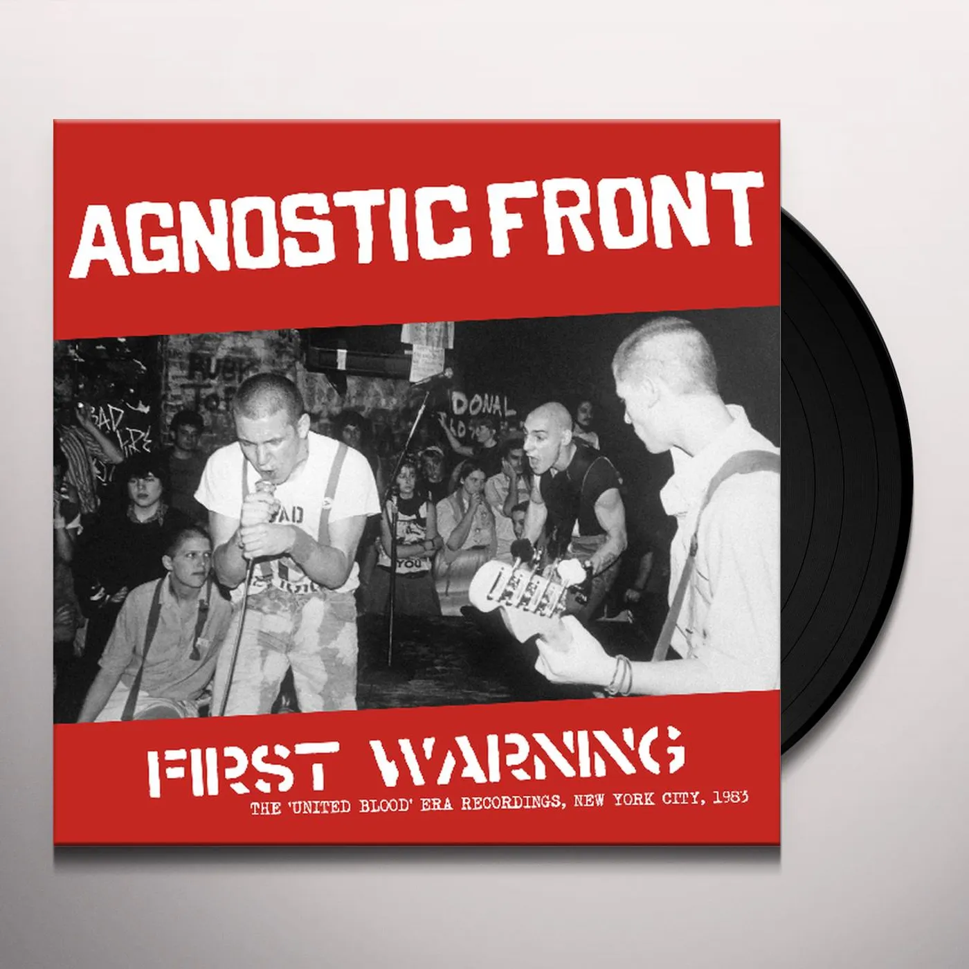 Agnostic Front FIRST WARNING Vinyl Record