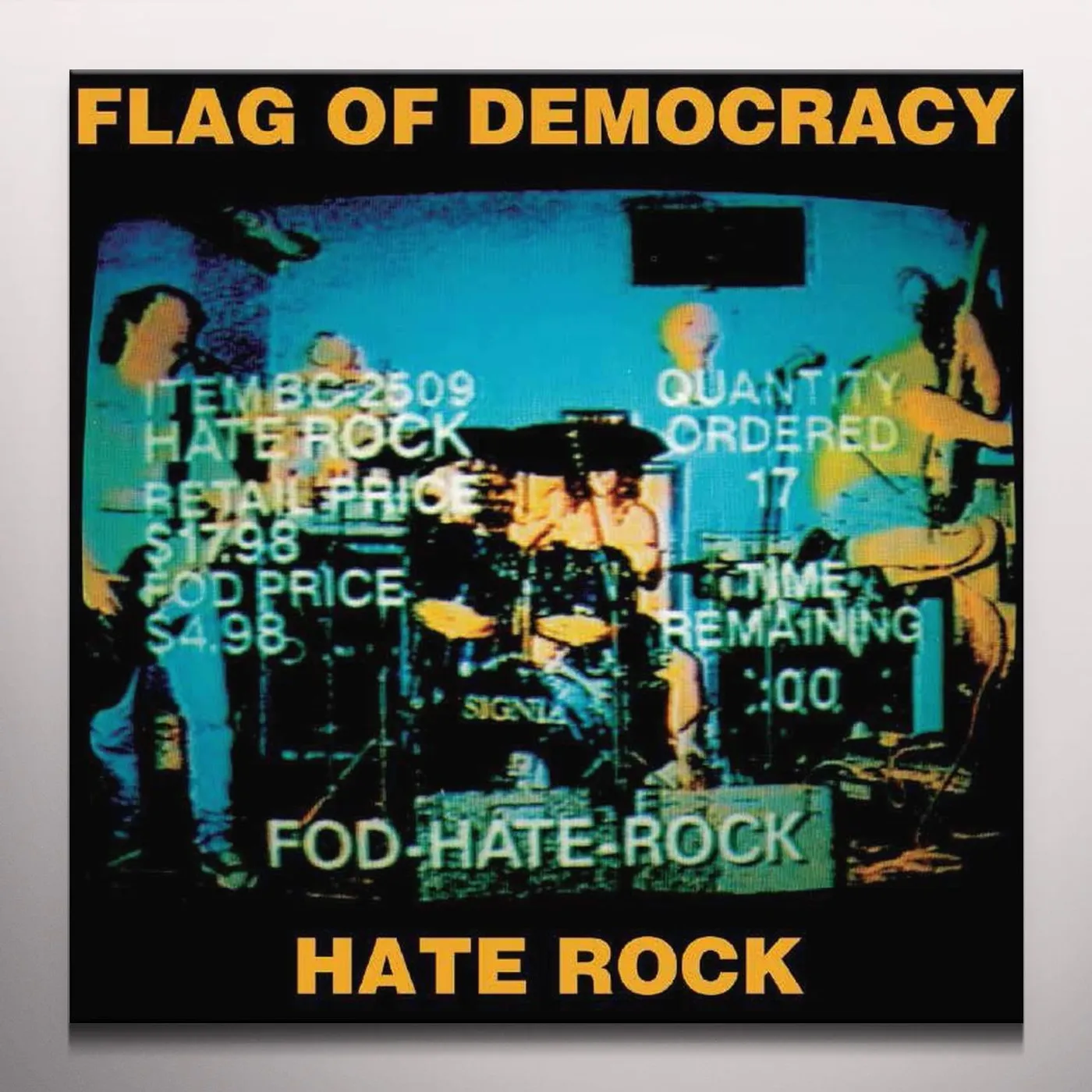 Flag Of Democracy Hate Rock Vinyl Record