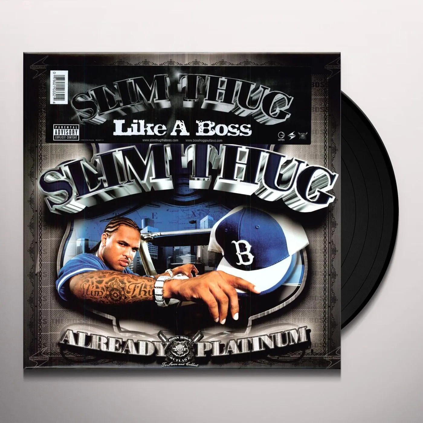 Slim Thug LIKE A BOSS (X4) Vinyl Record