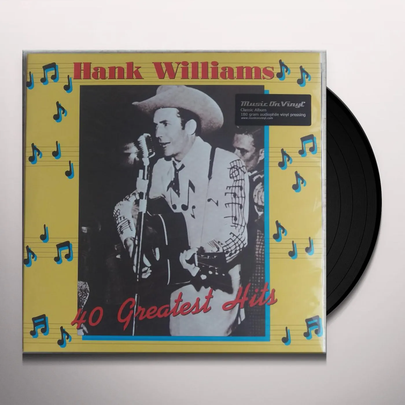 Hank Williams 40 GREATEST HITS (180G) Vinyl Record
