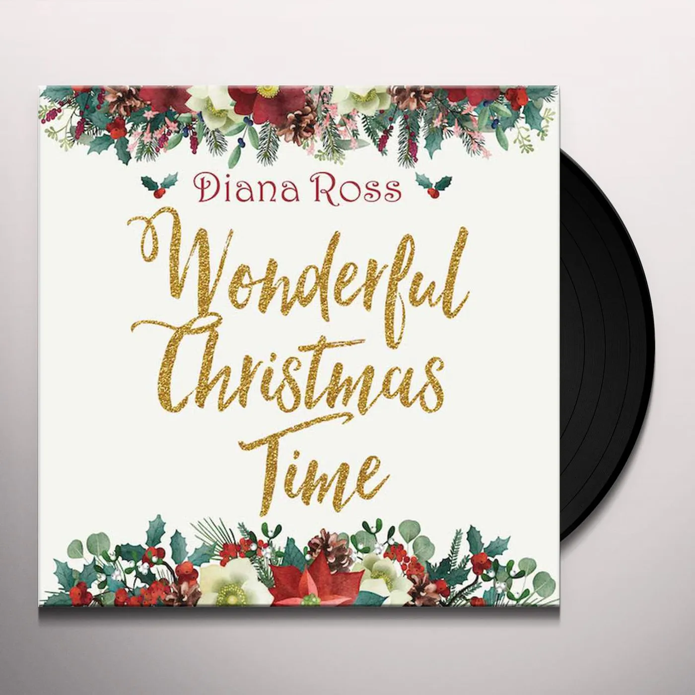 Diana Ross Wonderful Christmas Time Vinyl Record
