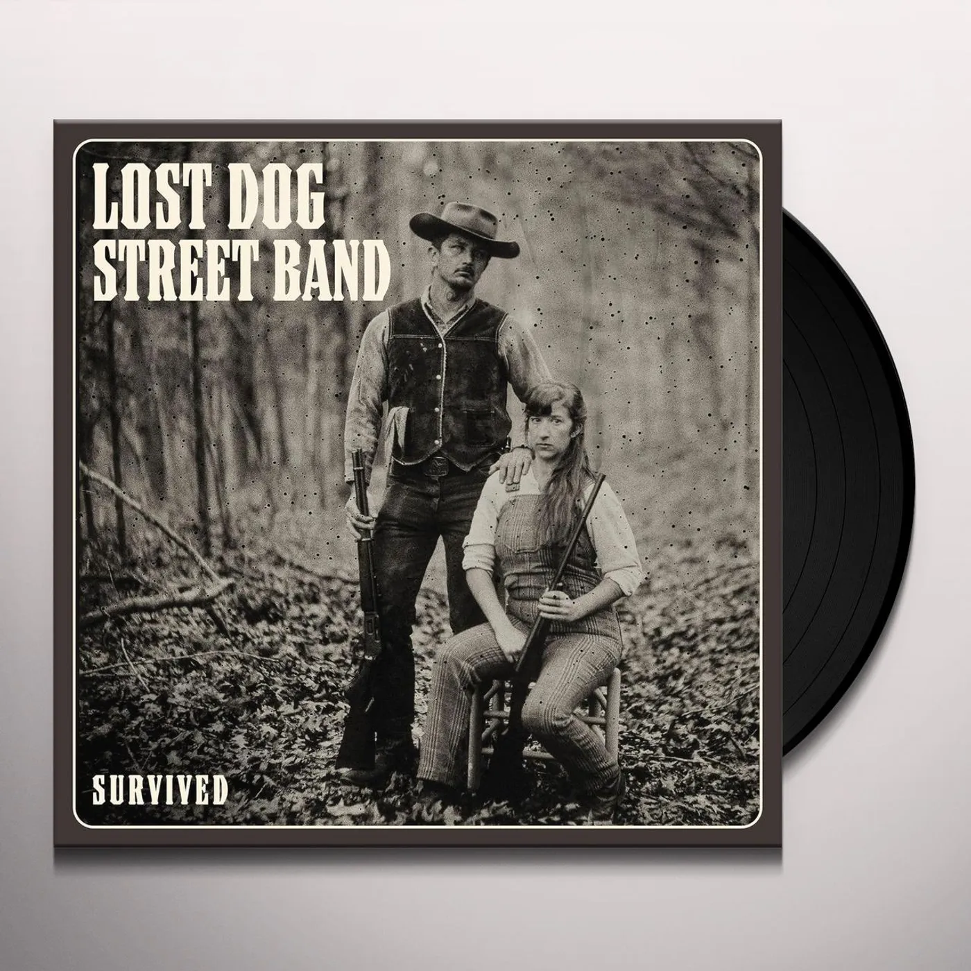 Lost Dog Street Band SURVIVED Vinyl Record
