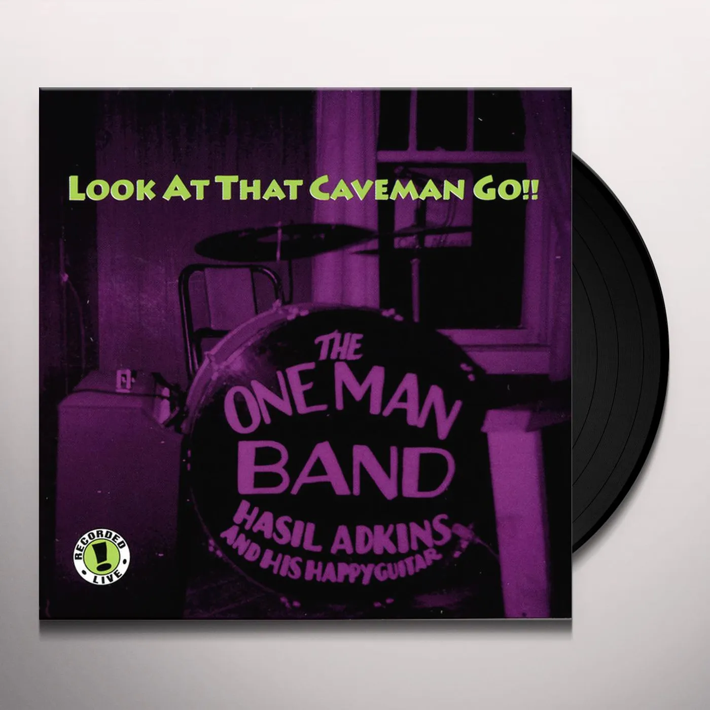 Hasil Adkins LOOK AT THAT CAVEMAN GO Vinyl Record