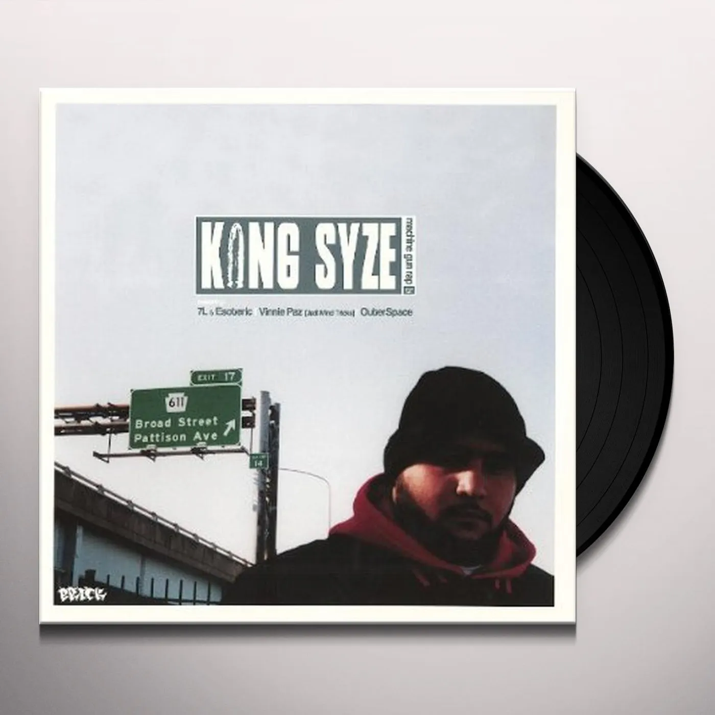 King Syze MACHINE GUN RAP / SIBLING RIVALRY Vinyl Record