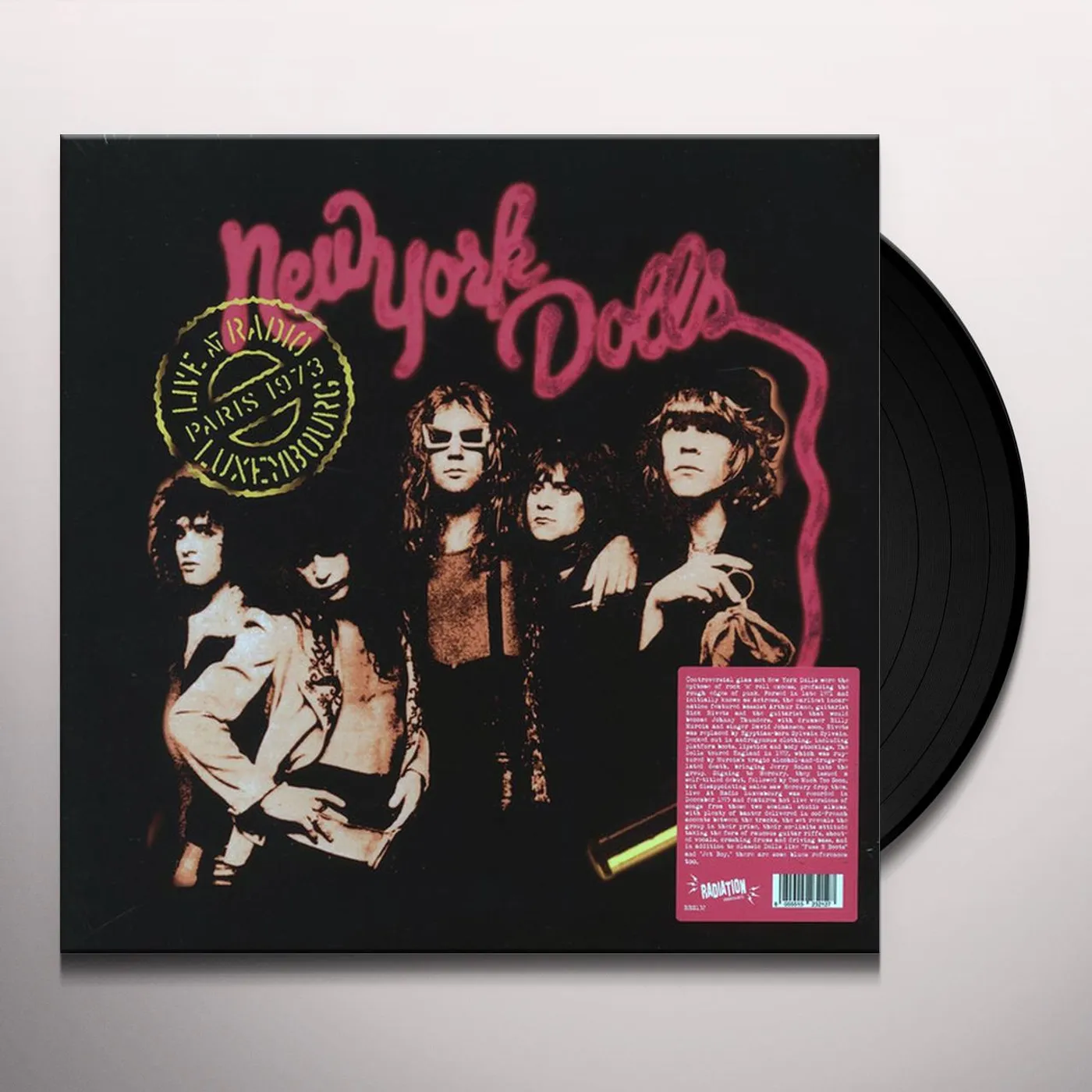 New York Dolls Live At Radio Luxembourg, Paris 1973 Vinyl Record