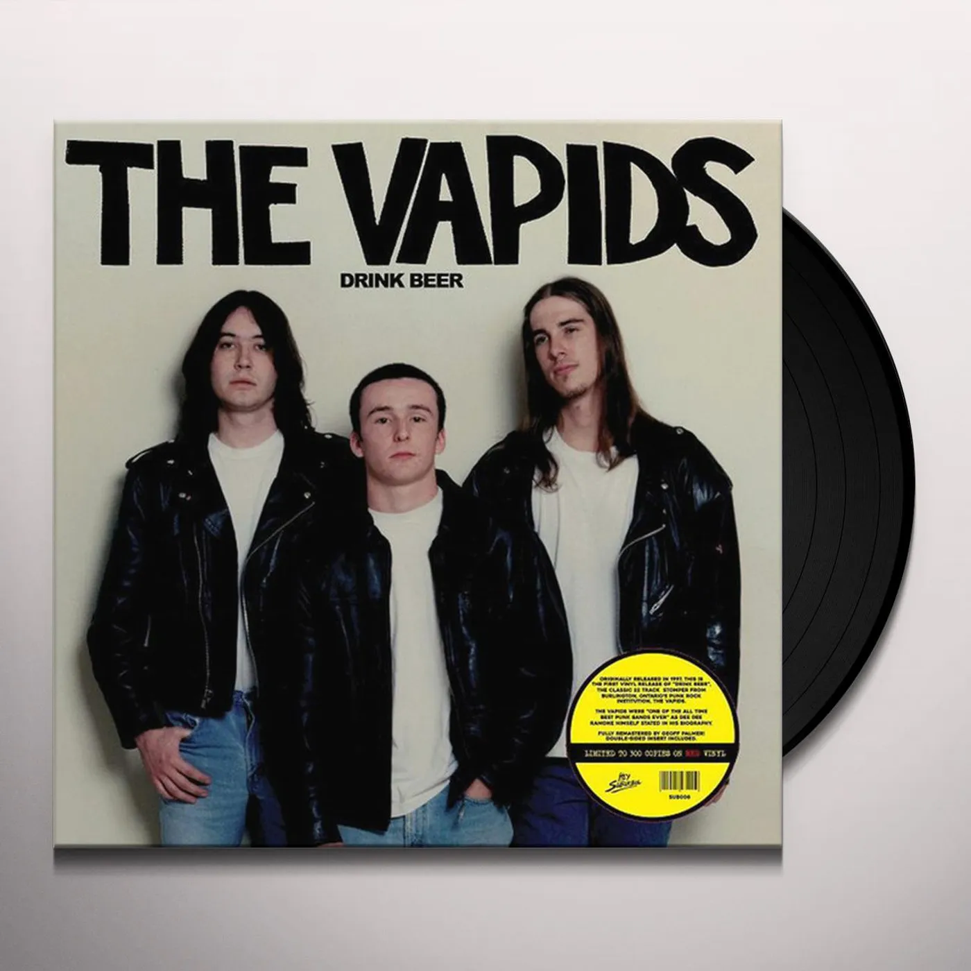 The Vapids DRINK BEER Vinyl Record