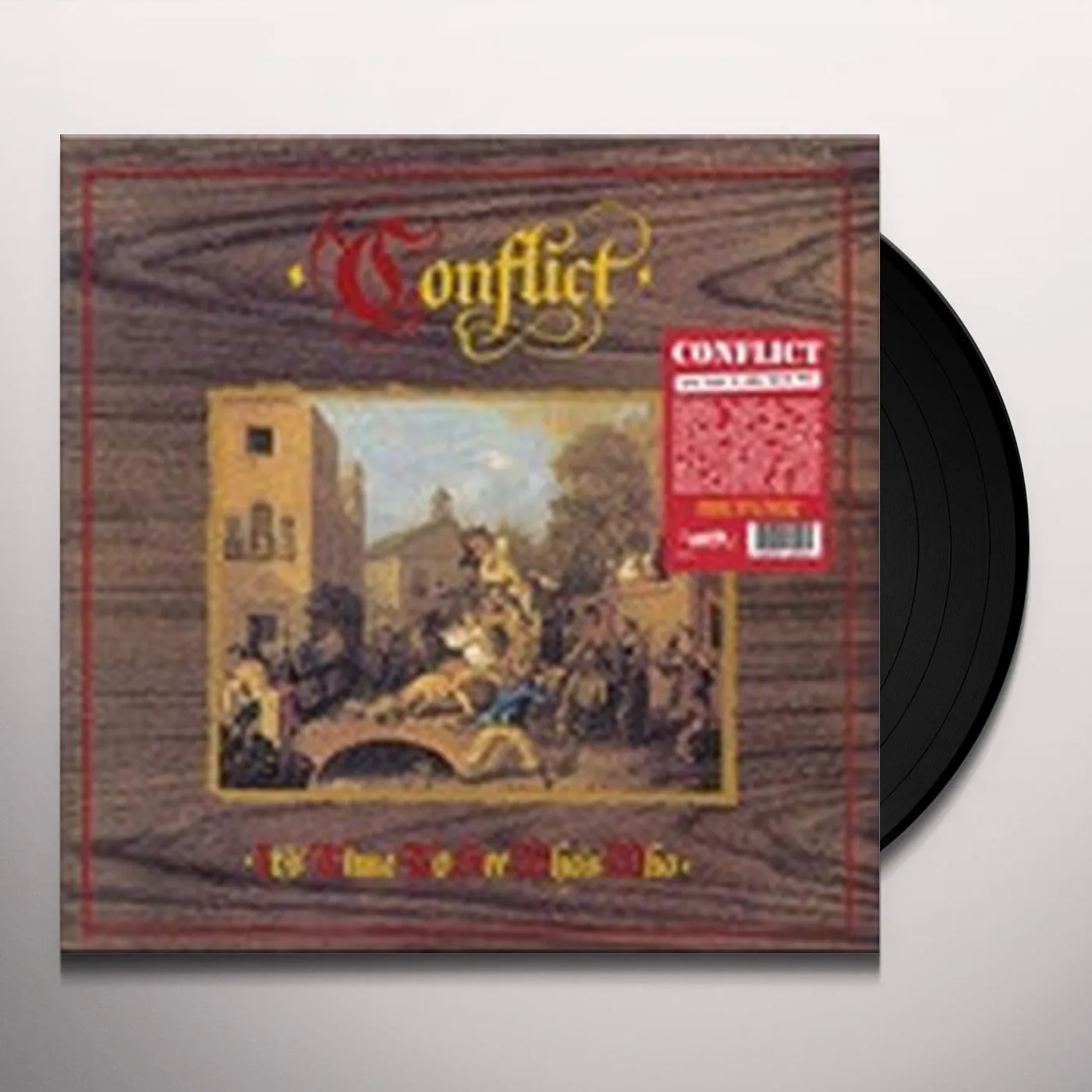 Conflict IT'S TIME TO SEE WHO'S WHO (ORANGE VINYL) Vinyl Record