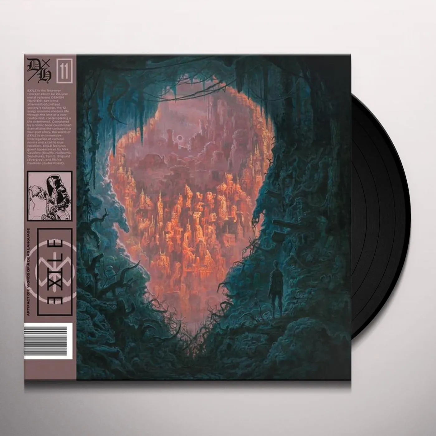 Demon Hunter EXILE (CAVERN BLUE VINYL) Vinyl Record