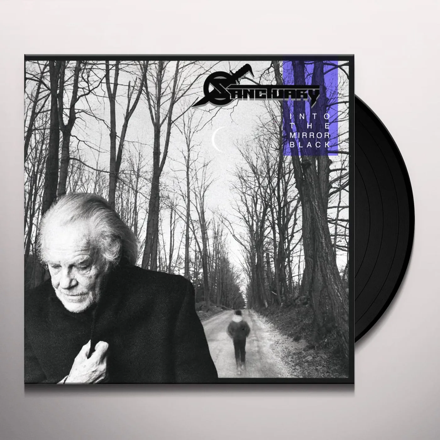 Sanctuary Into The Mirror Black Vinyl Record