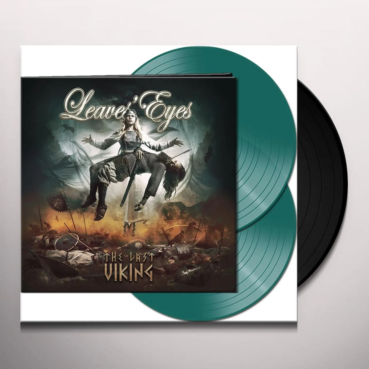 Leaves' Eyes LAST VIKING ( PINEWOOD GREEN VINYL) Vinyl Record