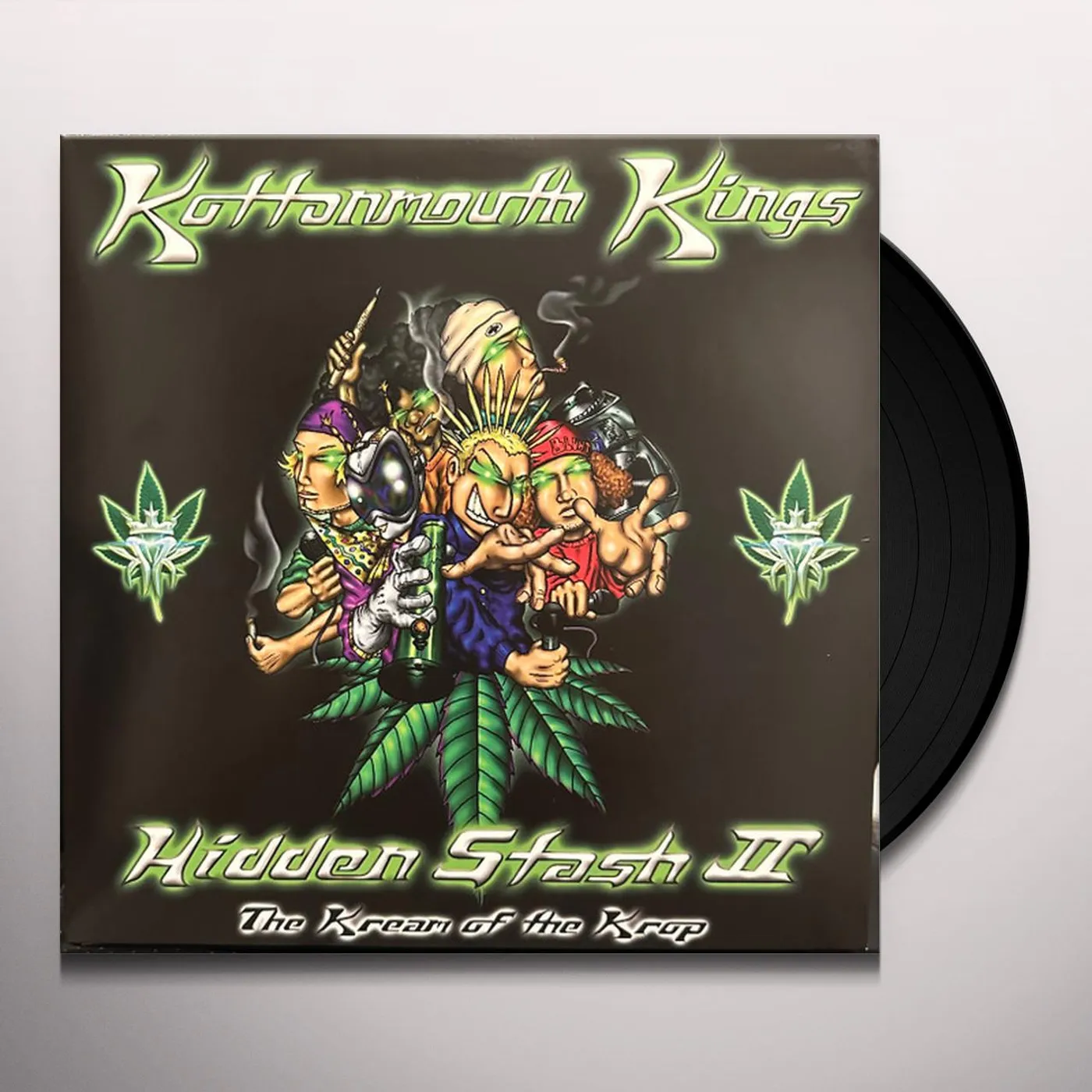 Kottonmouth Kings HIDDEN STASH II - THE KREAM OF THE KROP (SILVER VINYL) Vinyl Record