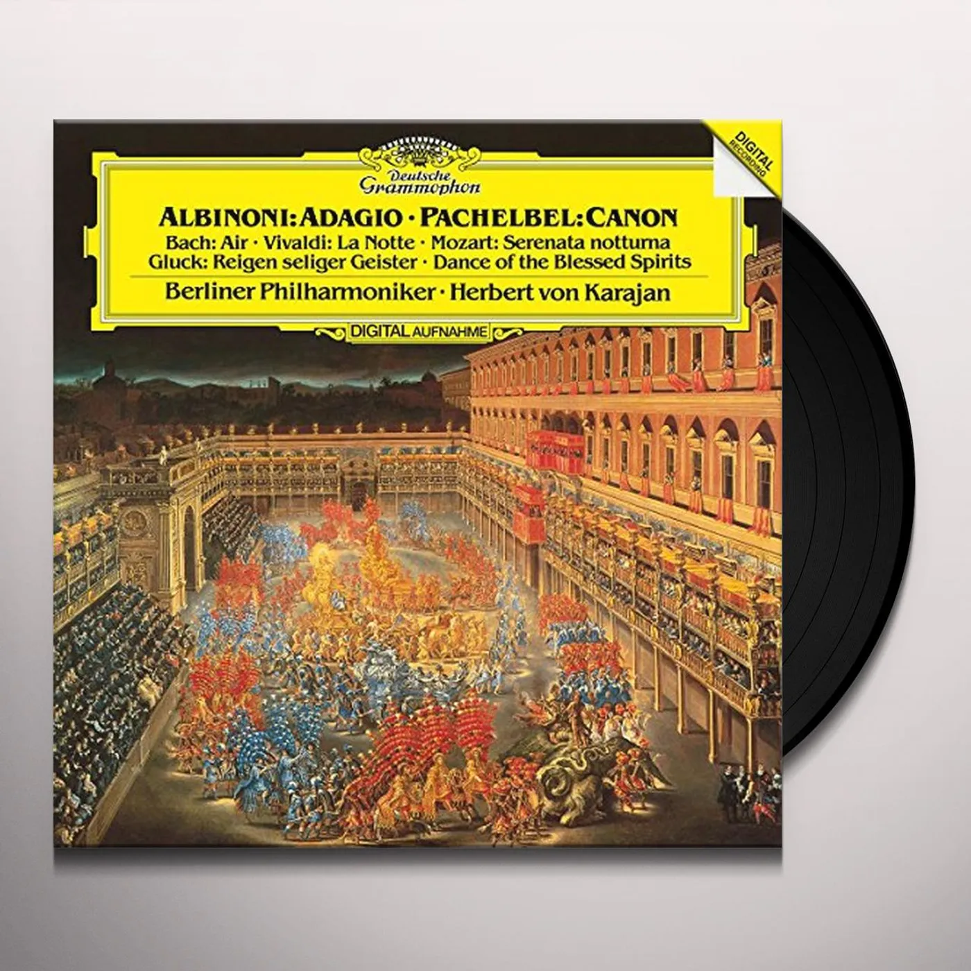 KARAJAN / BERLINER PHILHARMONIKER ALBINONI / ADAGIO / PACHELBEL / CANON / BACH Vinyl Record
