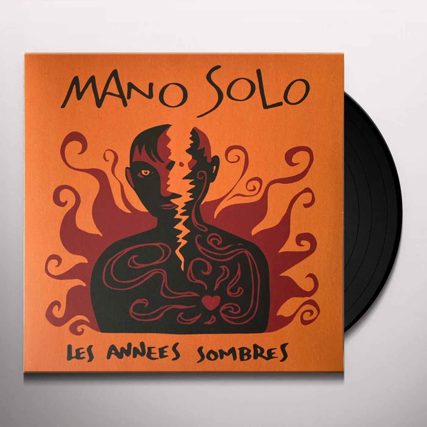 Mano Solo LES ANNEES SOMBRES Vinyl Record