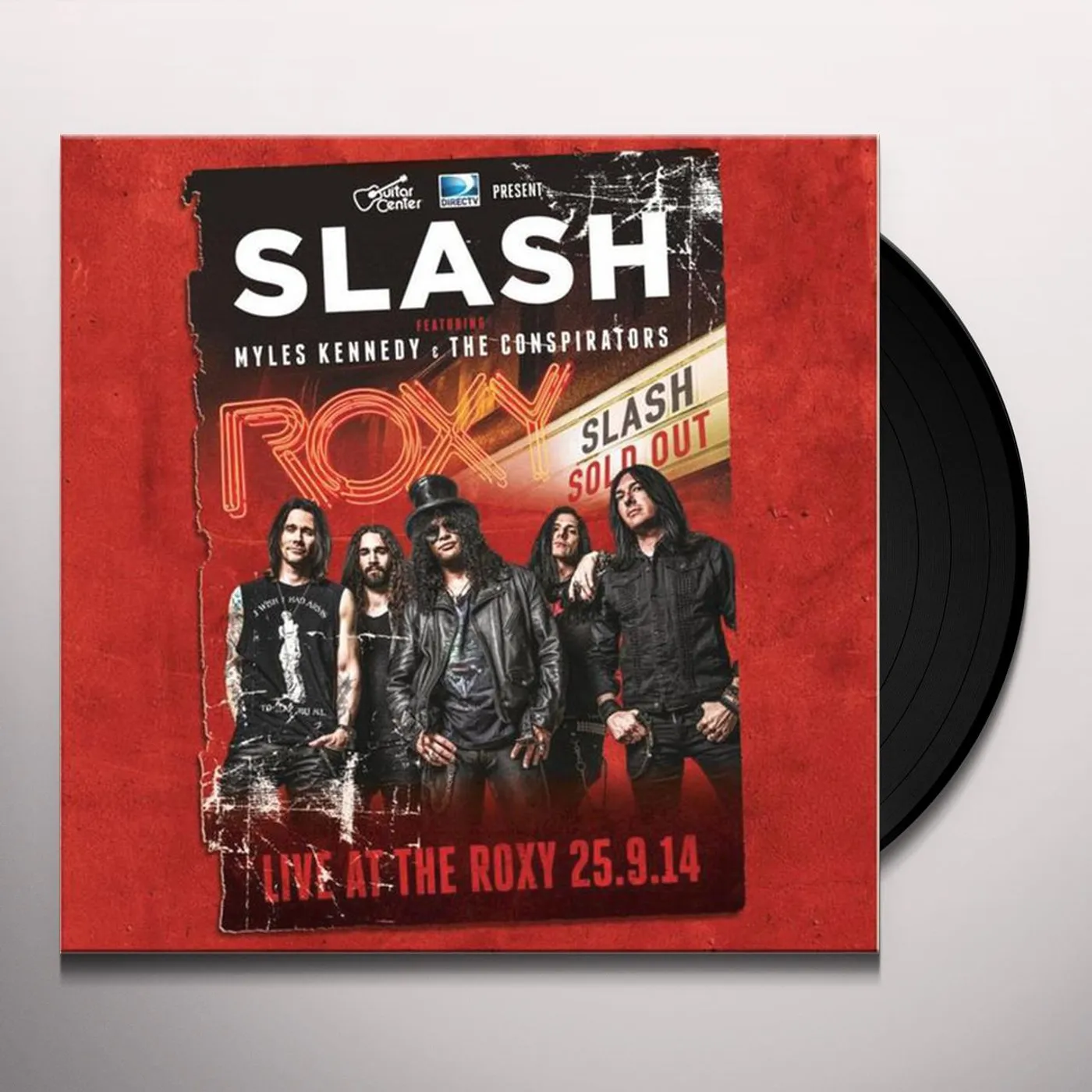Slash LIVE AT THE ROXY Vinyl Record