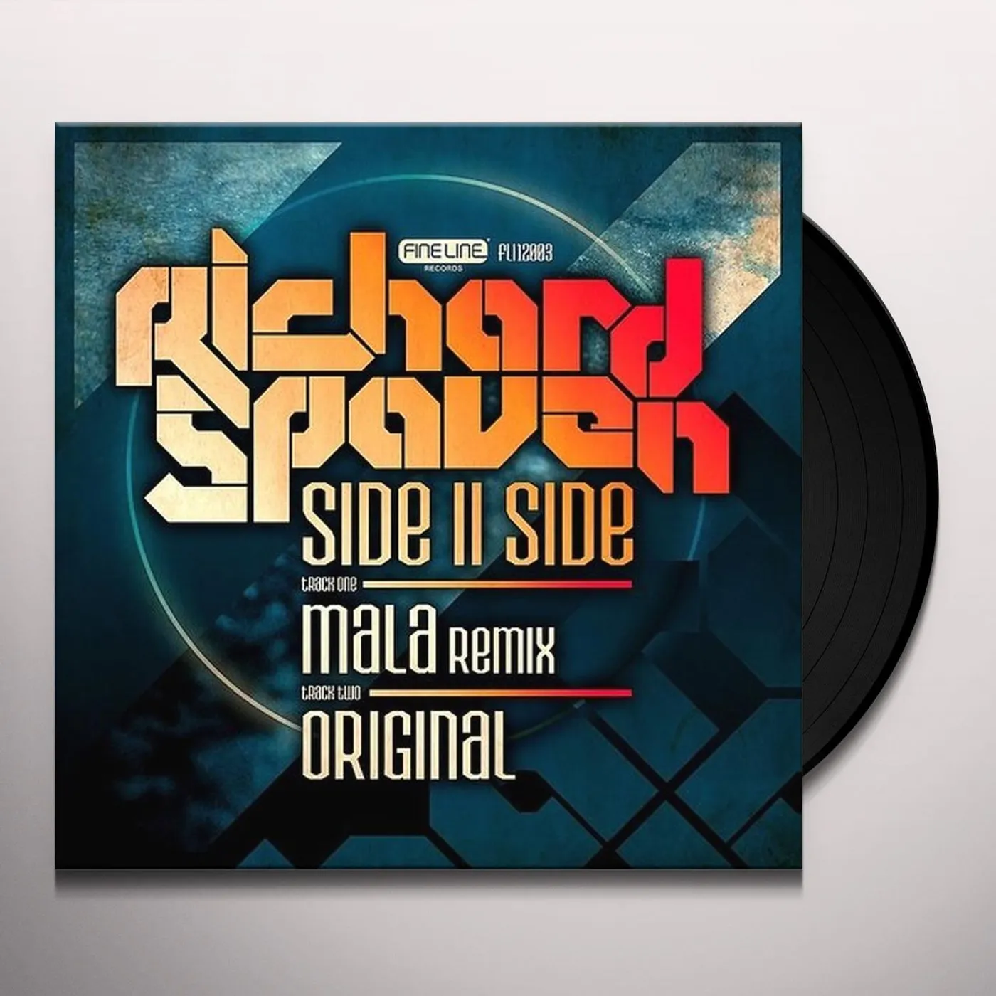 Richard Spaven SIDEIISIDE (MALA REMIX) Vinyl Record - UK Release