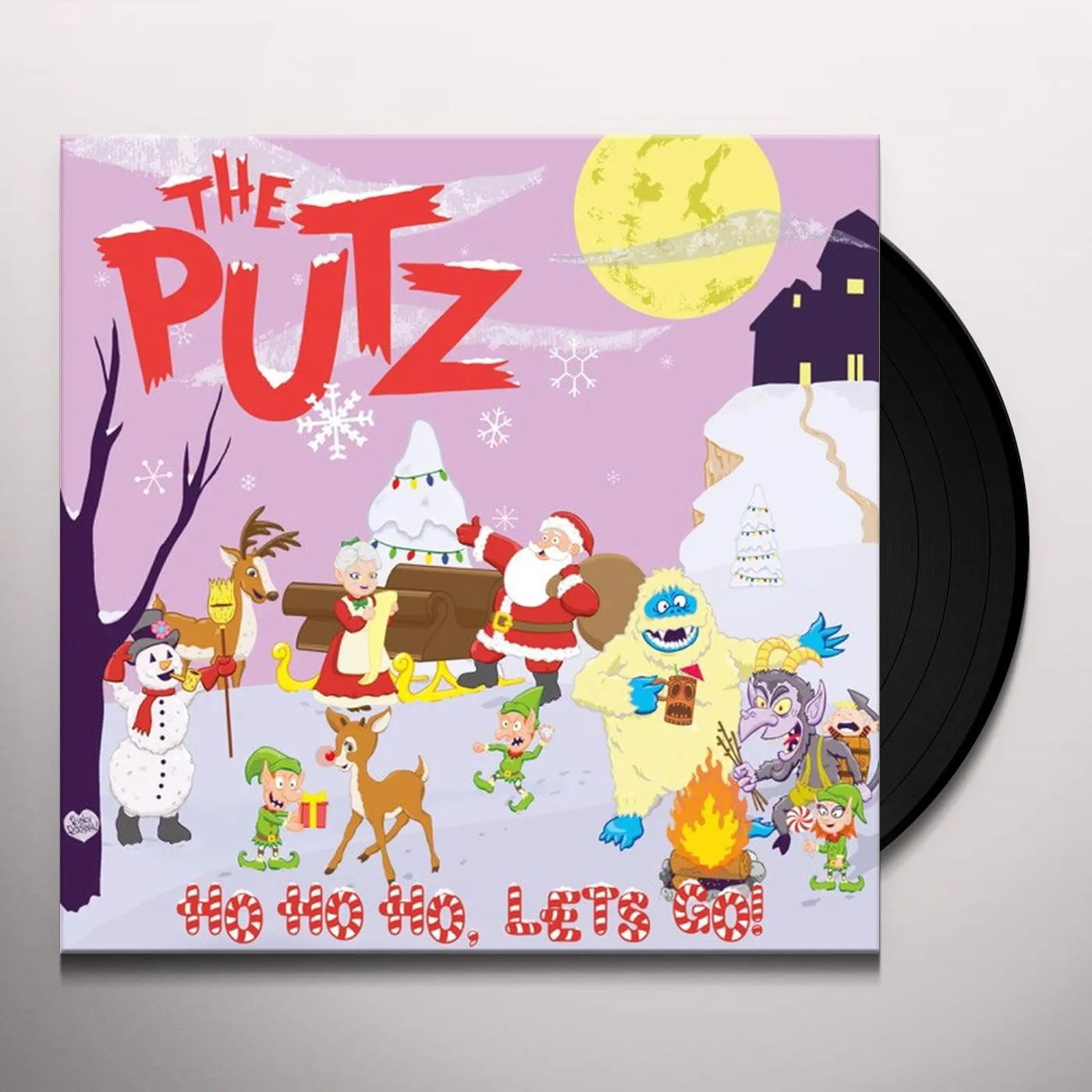 The Putz HO HO HO LET'S GO Vinyl Record