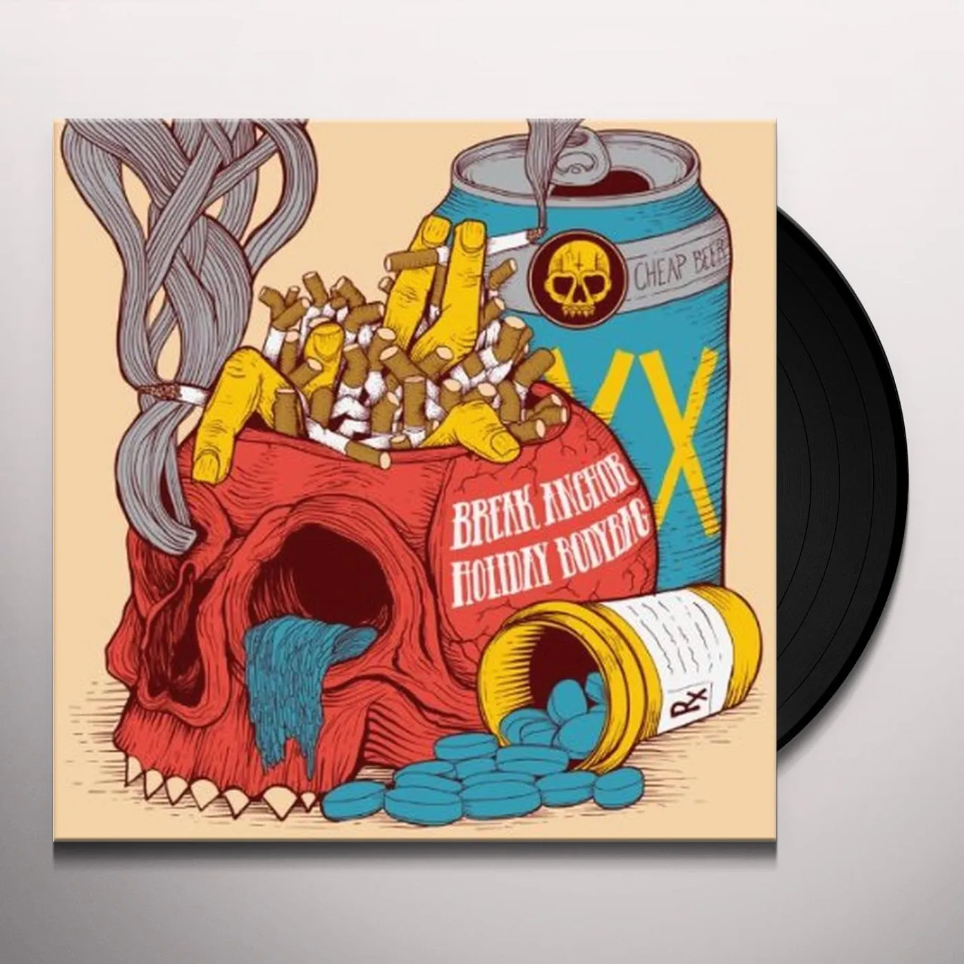 Break Anchor HOLIDAY BODYBAG / ASHTRAY MONUMENT Vinyl Record