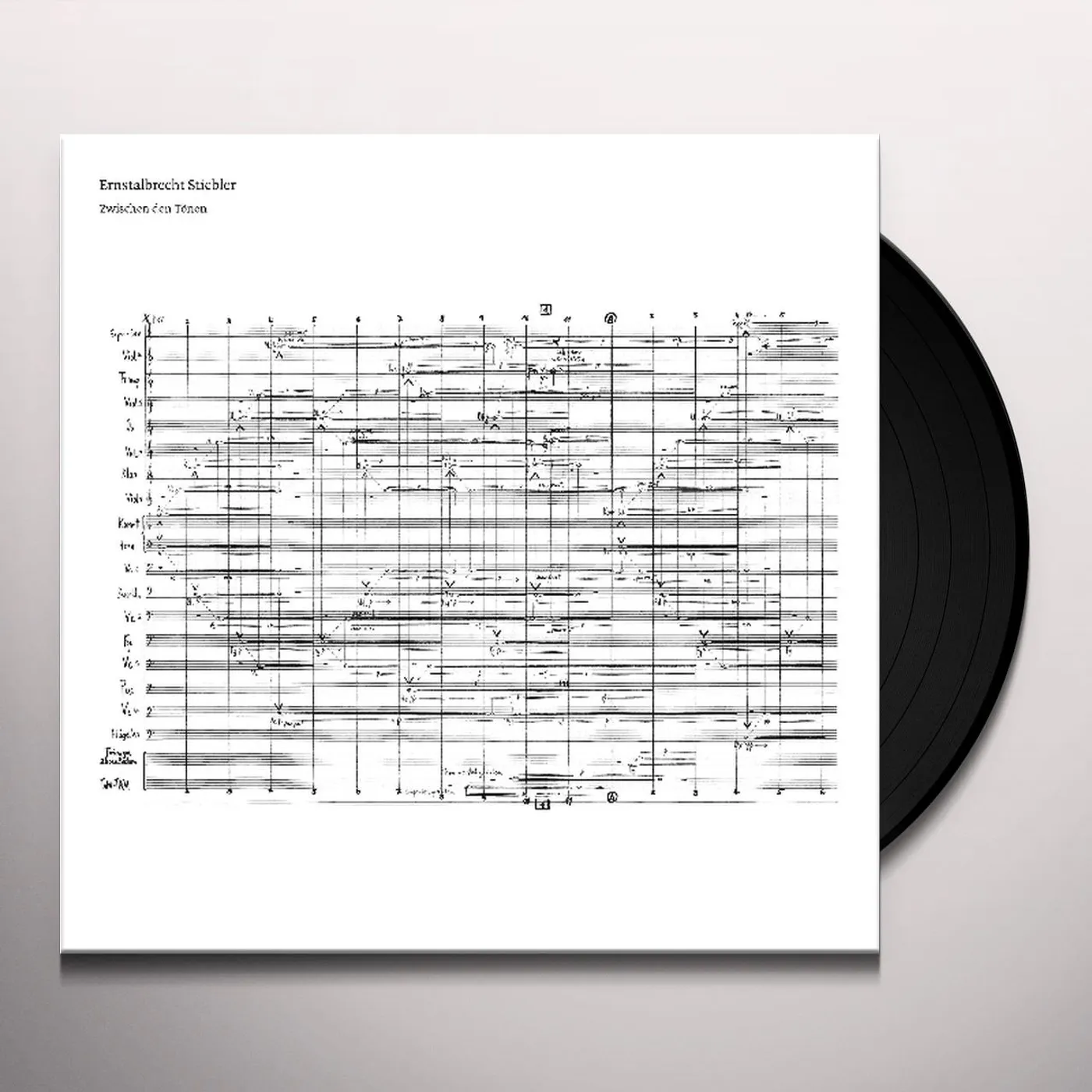 Ernstalbrecht Stiebler ZWISCHEN DEN TONEN Vinyl Record