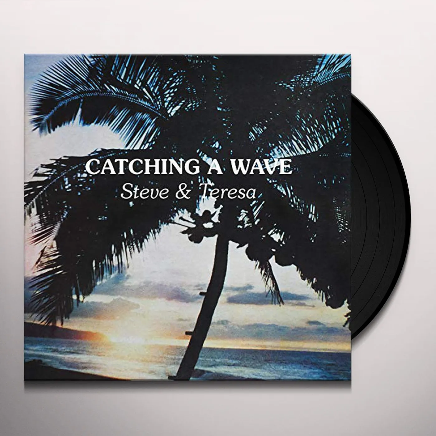 Steve & Teresa CATCHING A WAVE (CLEAR WAX) Vinyl Record