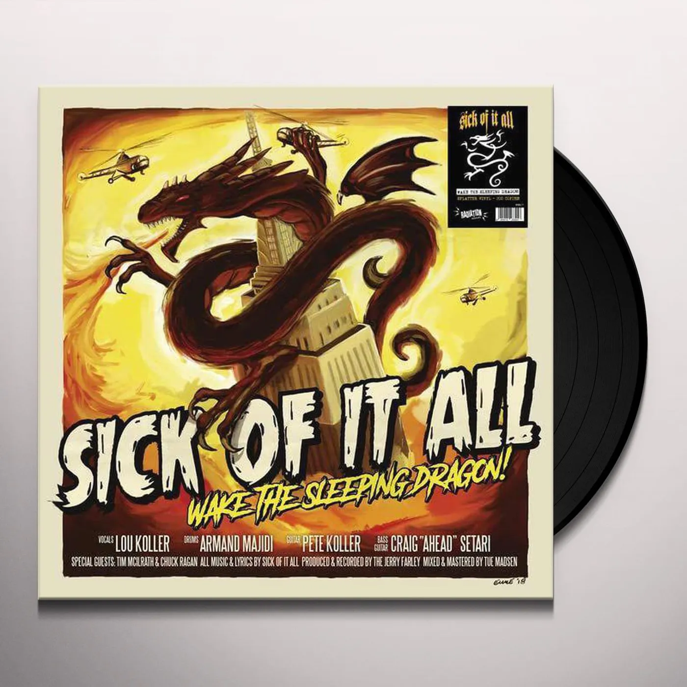Sick Of It All Wake The Sleeping Dragon! Vinyl Record