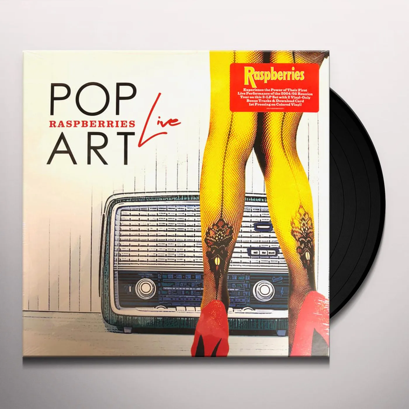 Raspberries POP ART LIVE (3LP) Vinyl Record