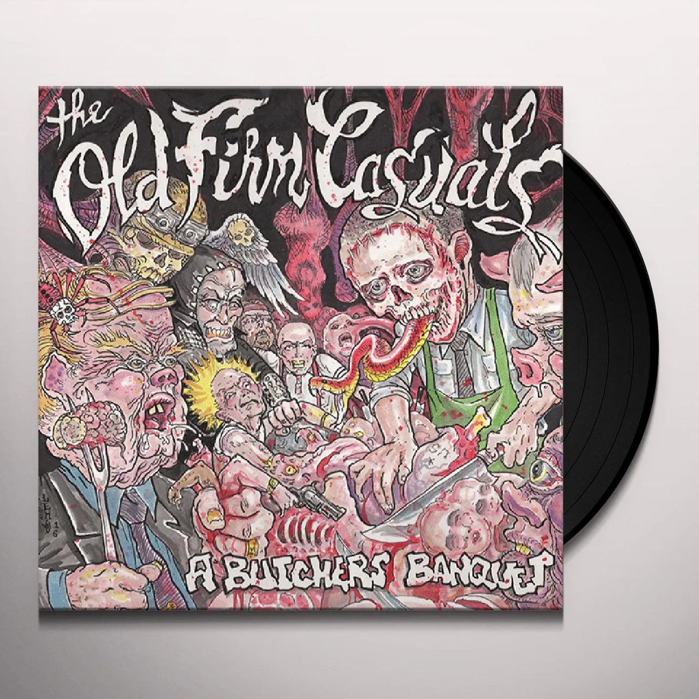 The Old Firm Casuals BUTCHER'S BANQUET Vinyl Record