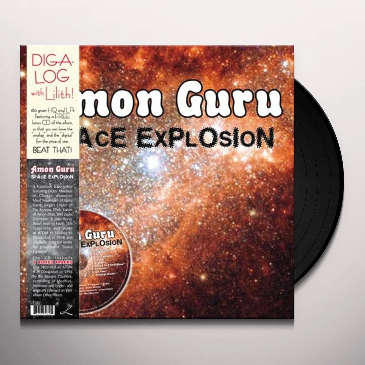 Amon Guru SPACE EXPLOSION Vinyl Record