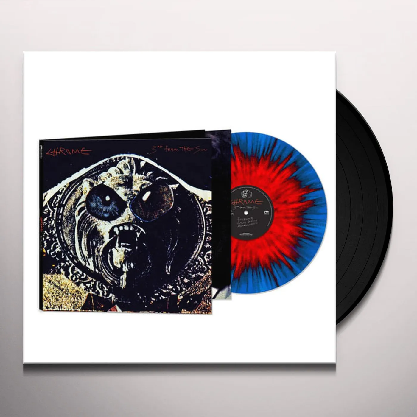 Chrome 3rd From The Sun (Blue/Red Starburst) Vinyl Record