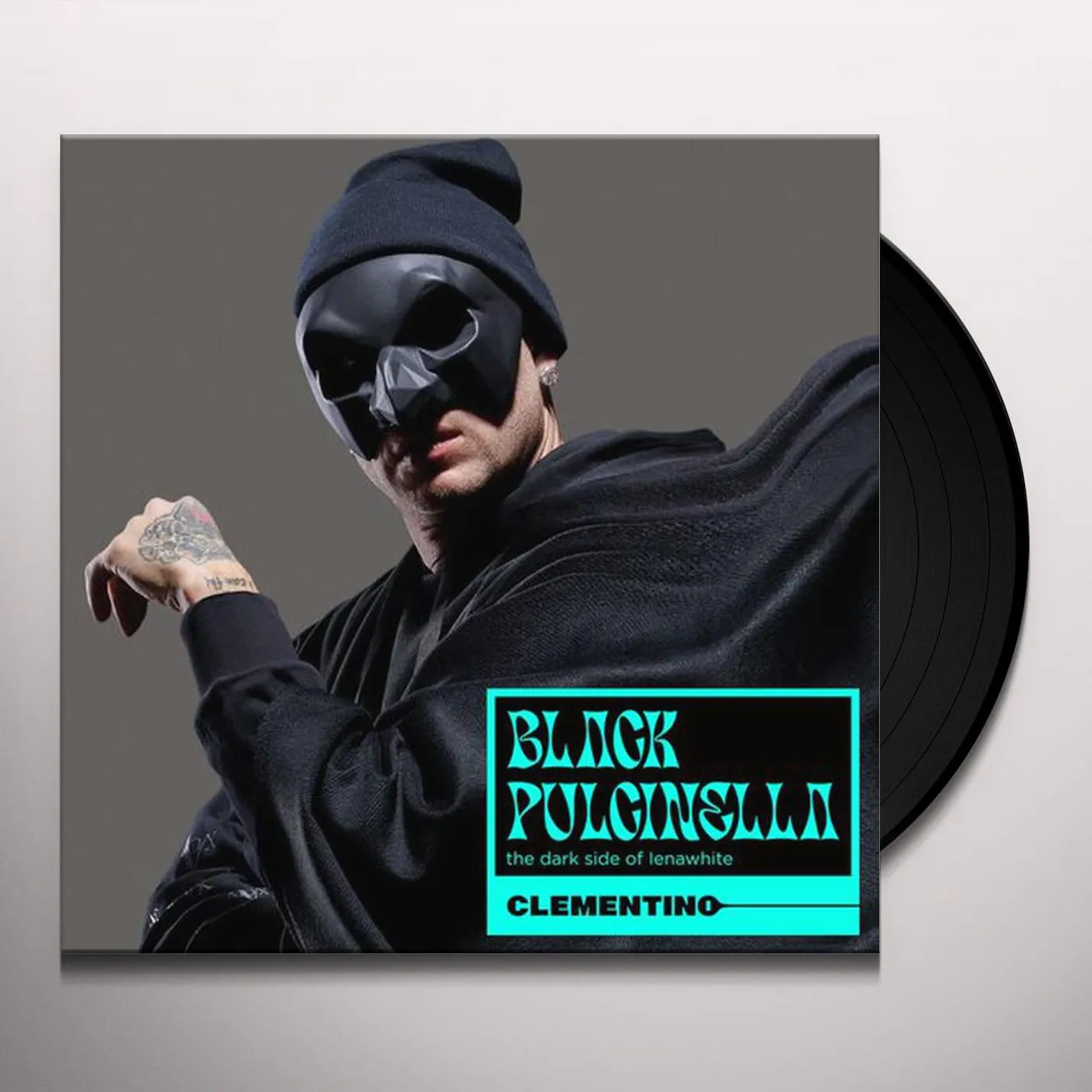 Clementino Black Pulcinella Vinyl Record