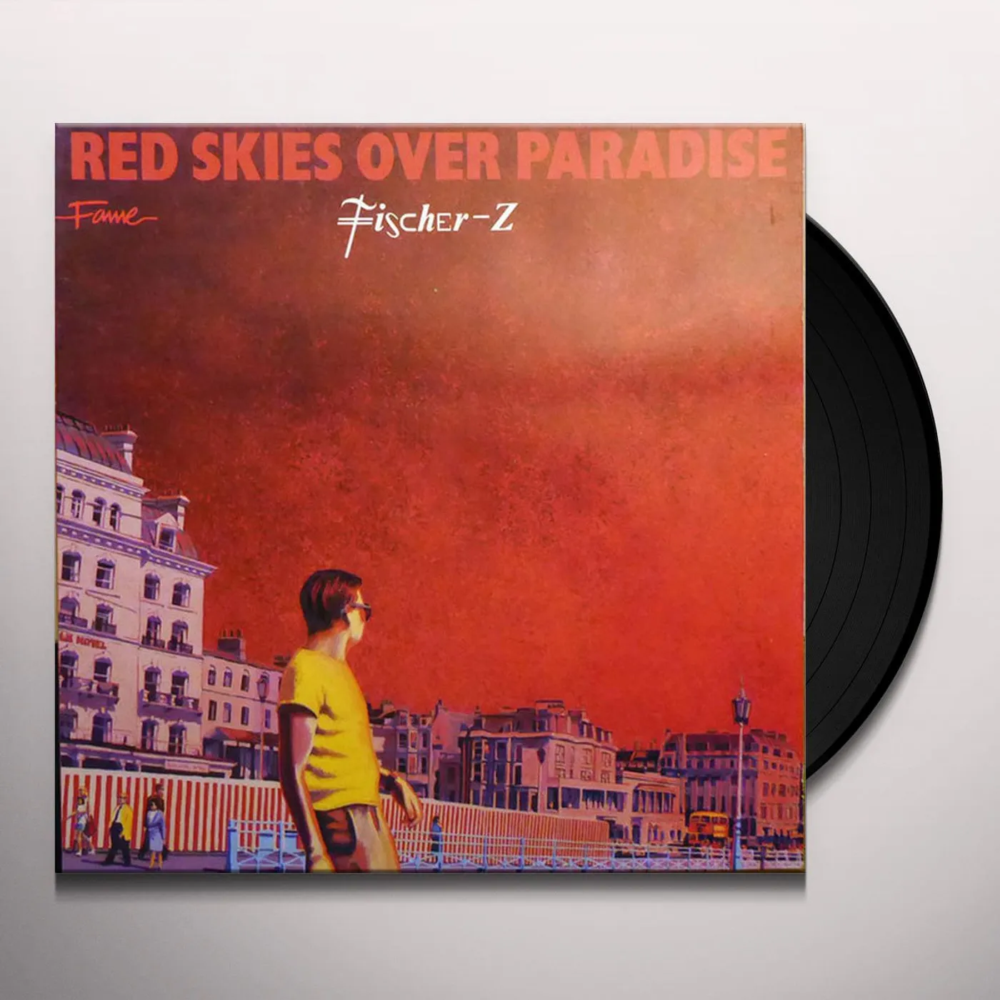 Fischer-Z RED SKIES OVER PARADISE (RED VINYL) Vinyl Record