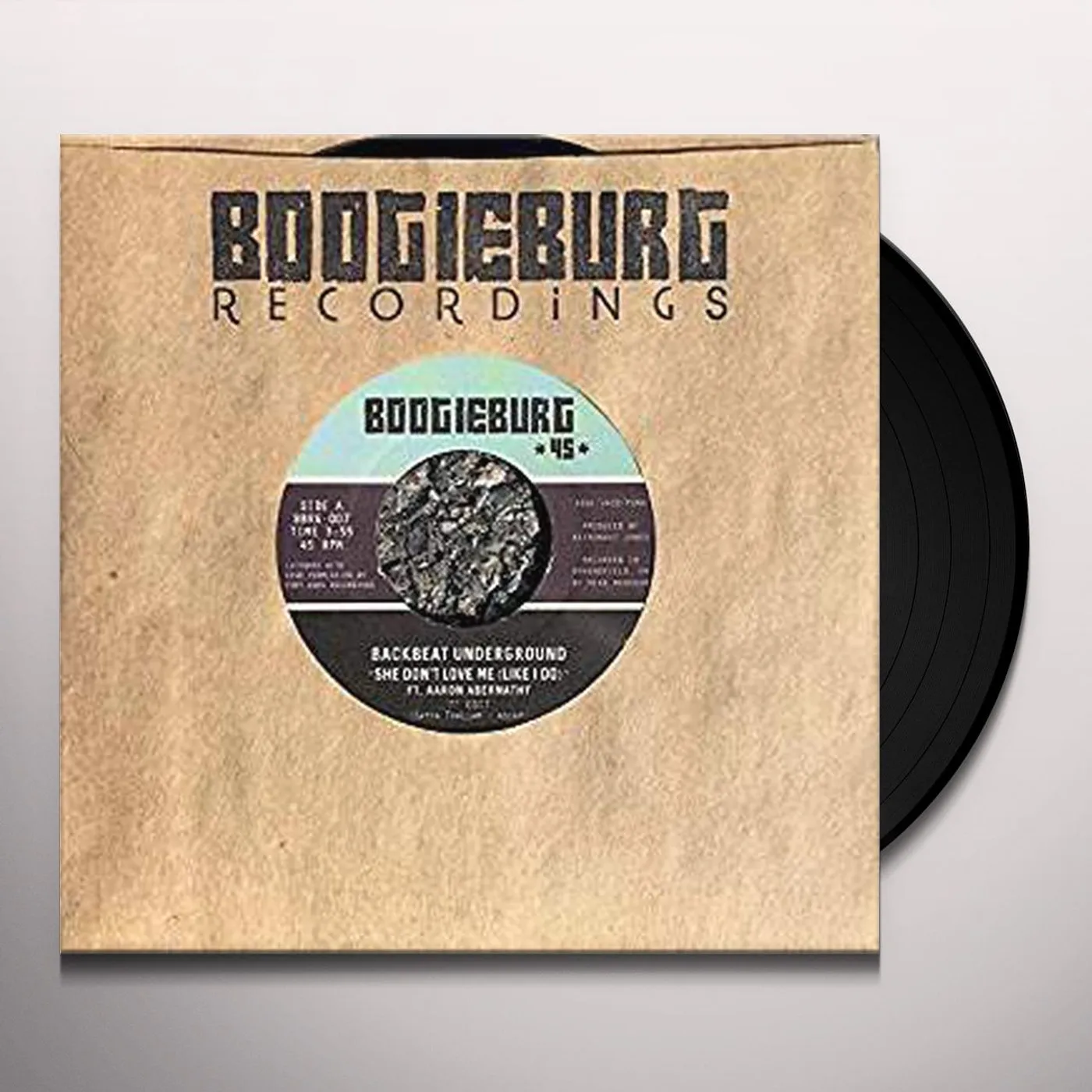 Backbeat Underground SHE DON'T LOVE ME (LIKE I DO) FT. AARON ABERNATHY Vinyl Record