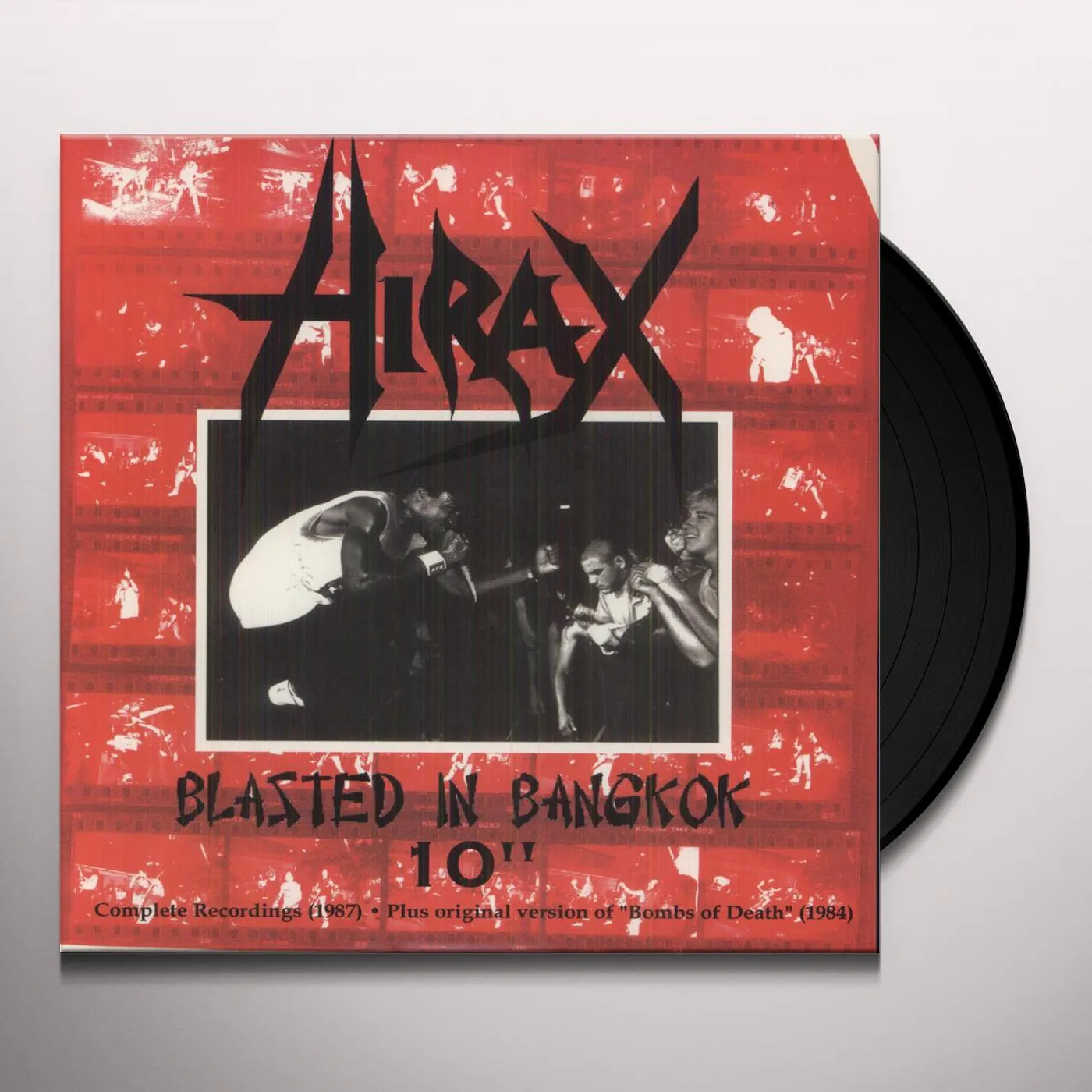 Hirax BLASTED IN BANGKOK WHITE Vinyl Record