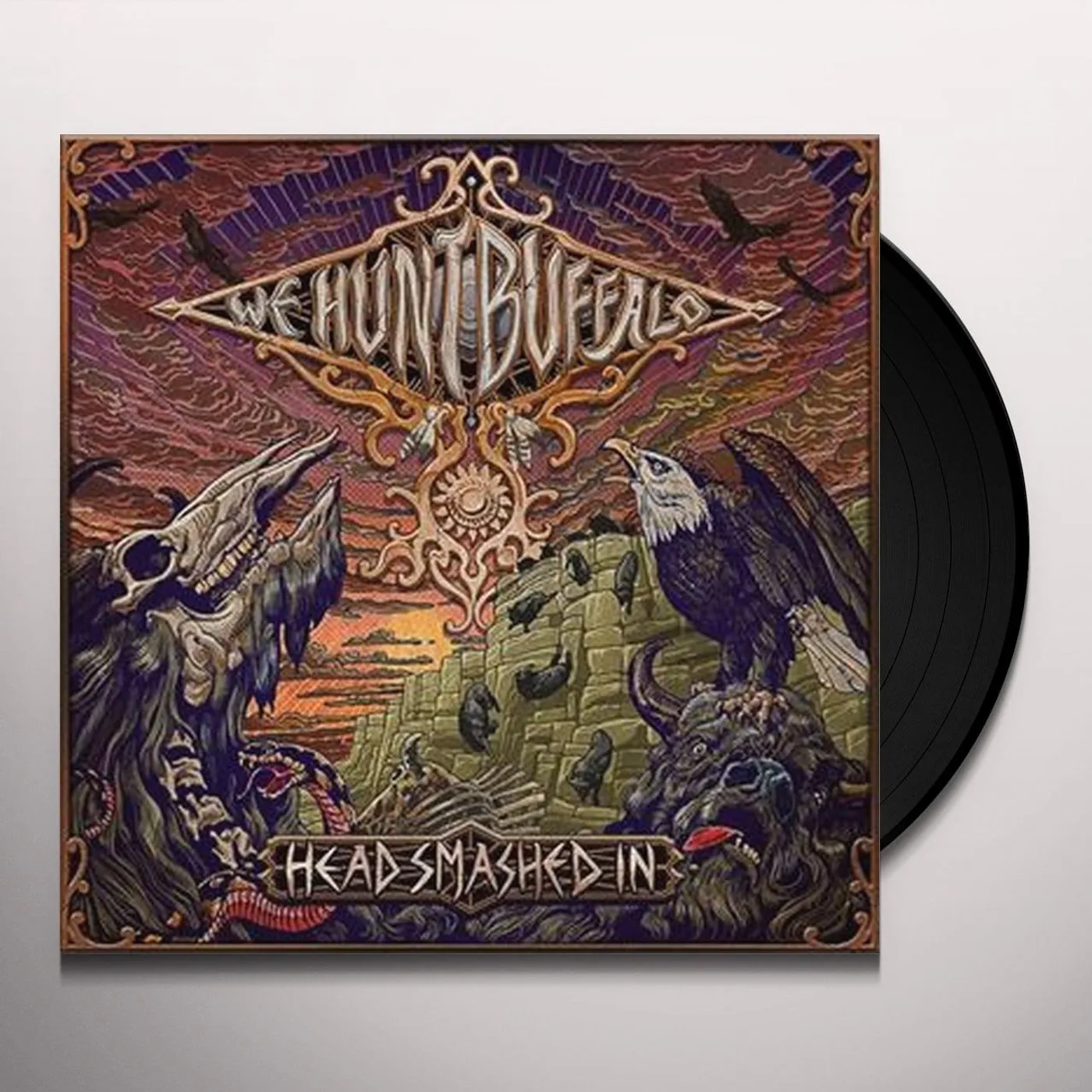 We Hunt Buffalo Head Smashed In Vinyl Record