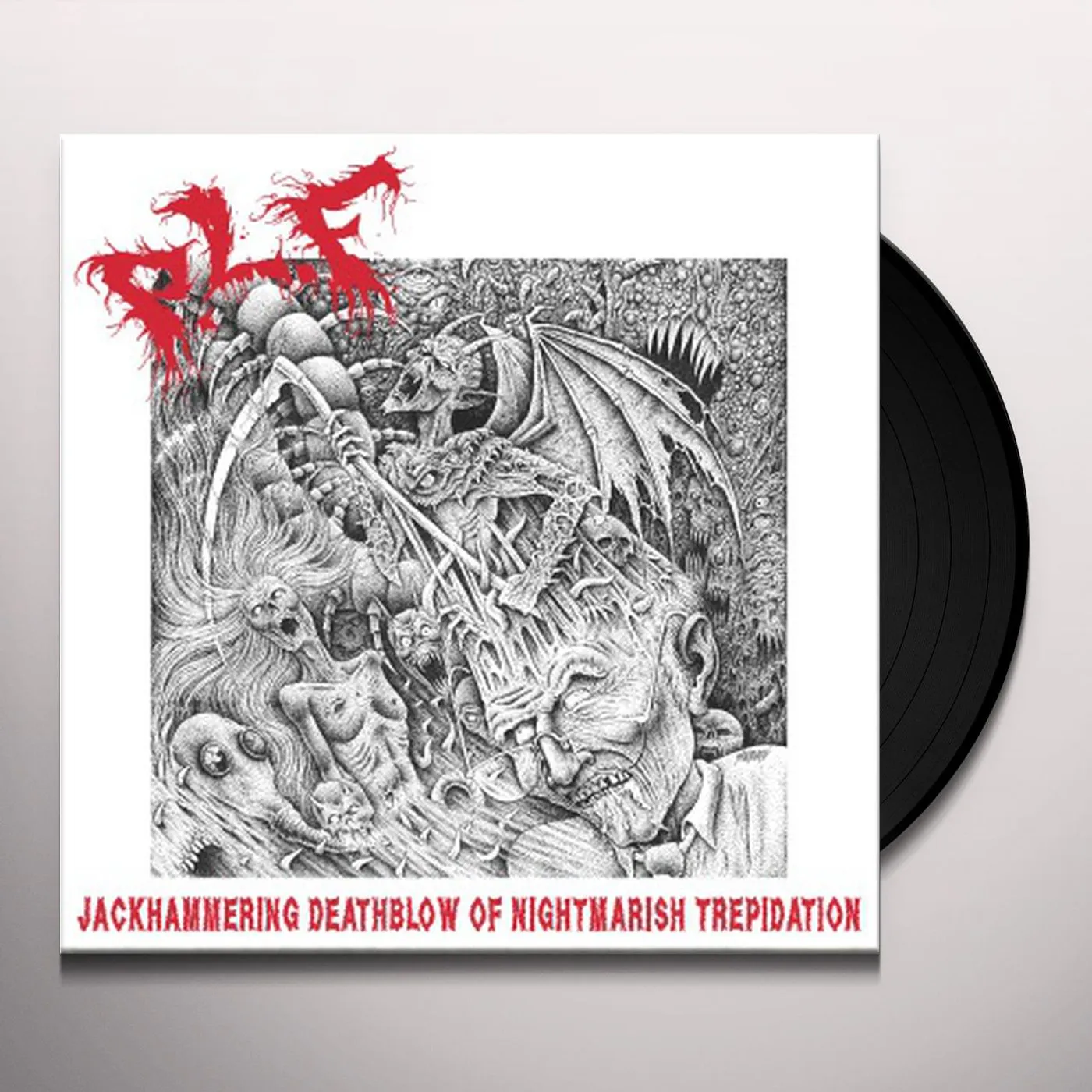 Plf JACKHAMMERING DEATHBLOW OF NIGHTMARISHTREPIDATION Vinyl Record