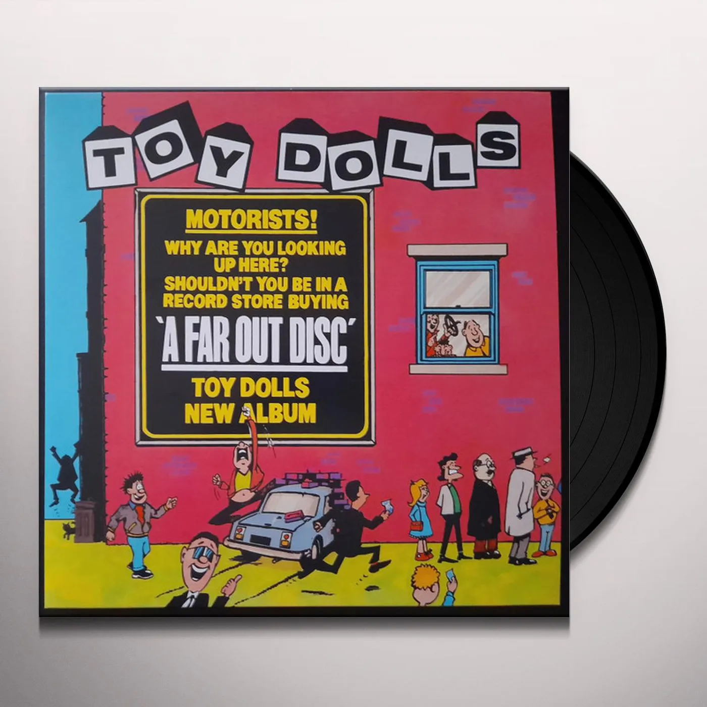The Toy Dolls FAR OUT DISC (PINK VINYL) Vinyl Record