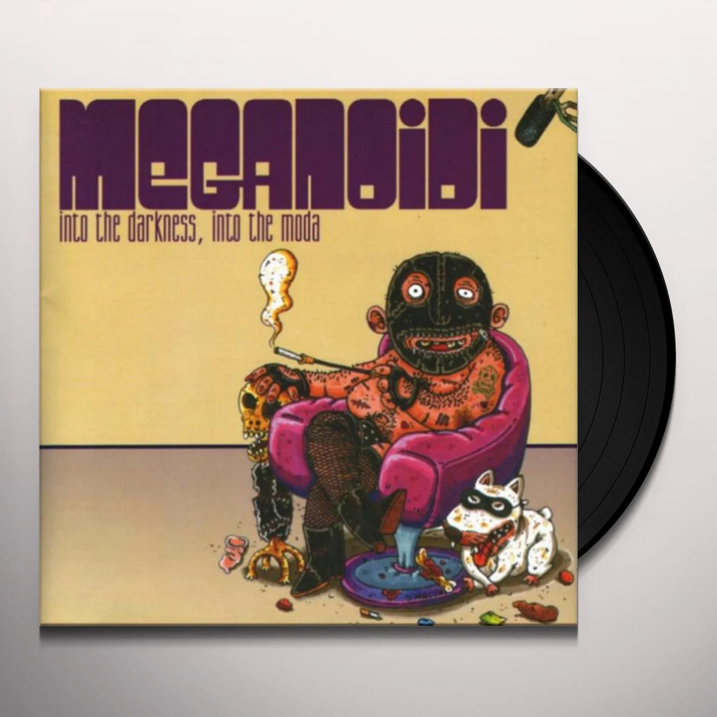 Meganoidi INTO THE DARKNES INTO THE MODA Vinyl Record