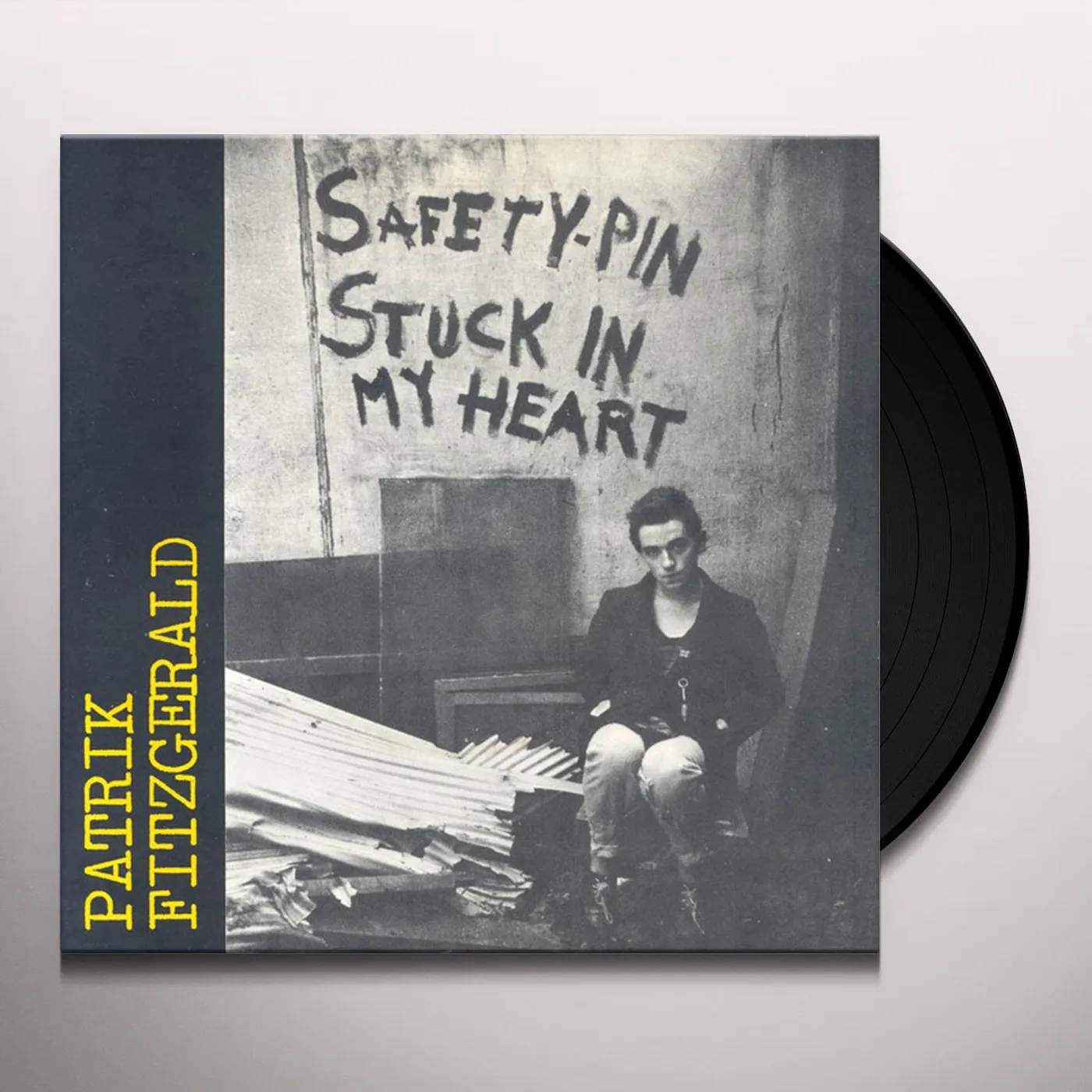 Patrik Fitzgerald SAFETY PIN STUCK IN MY HEART Vinyl Record