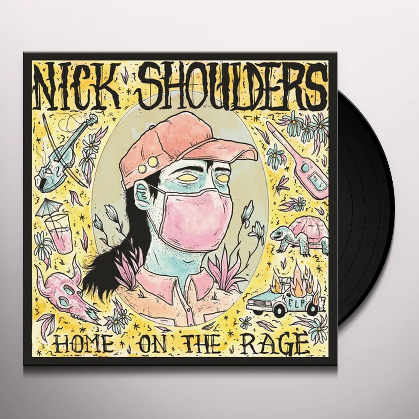 Nick Shoulders Home on the Rage  (Blue Swirl) Vinyl Record