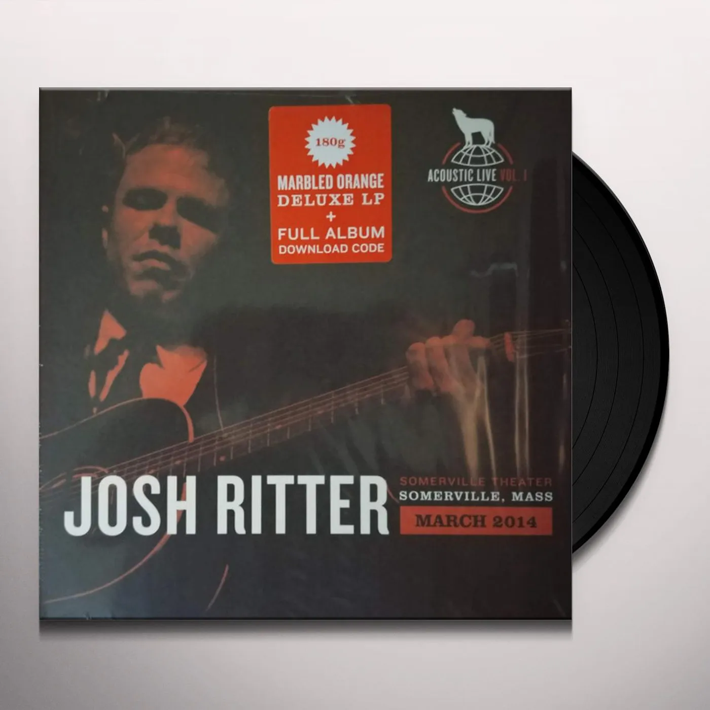 Josh Ritter ACOUSTIC LIVE VOL.1 (ORANGE VINYL/DL CODE) Vinyl Record