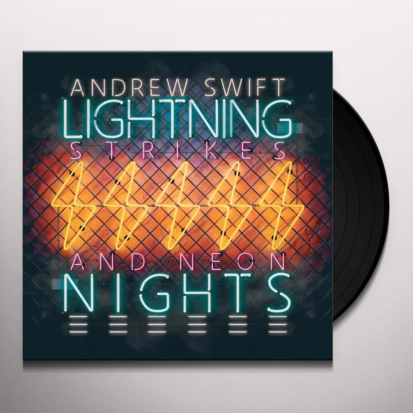Andrew Swift LIGHTNING STRIKES & NEON NIGHTS Vinyl Record