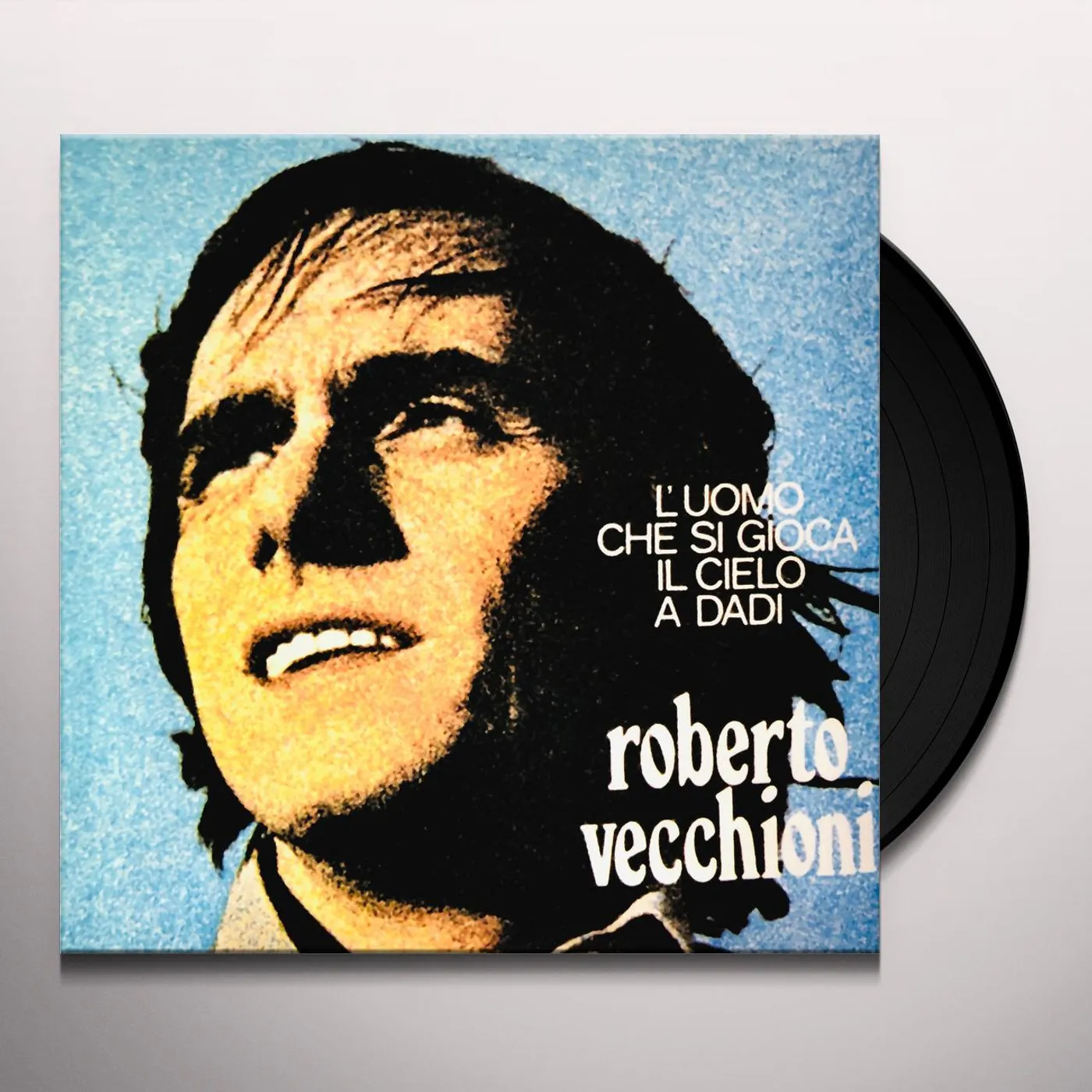 Roberto Vecchioni L'UOMO CHE SI GIOCA IL CIELO A DADI Vinyl Record